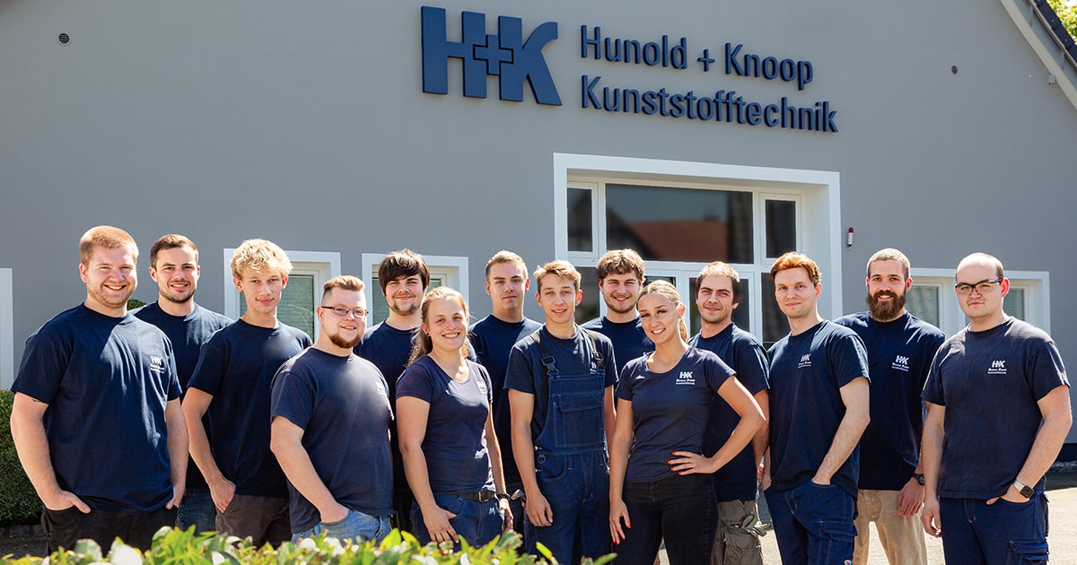 Hunold + Knoop Auszubildende und Ausbilder 2023